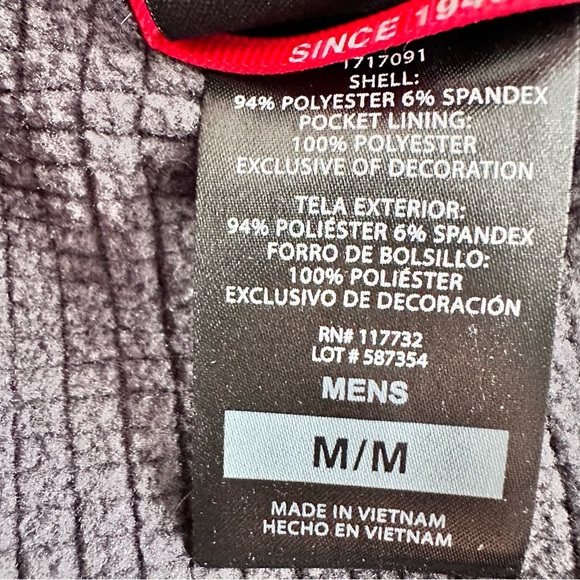 Gerry Men's M Full Zip Hoodie Jacket Grey Lightweight Waffle Knit Lining Soft‎ - Picture 8 of 13